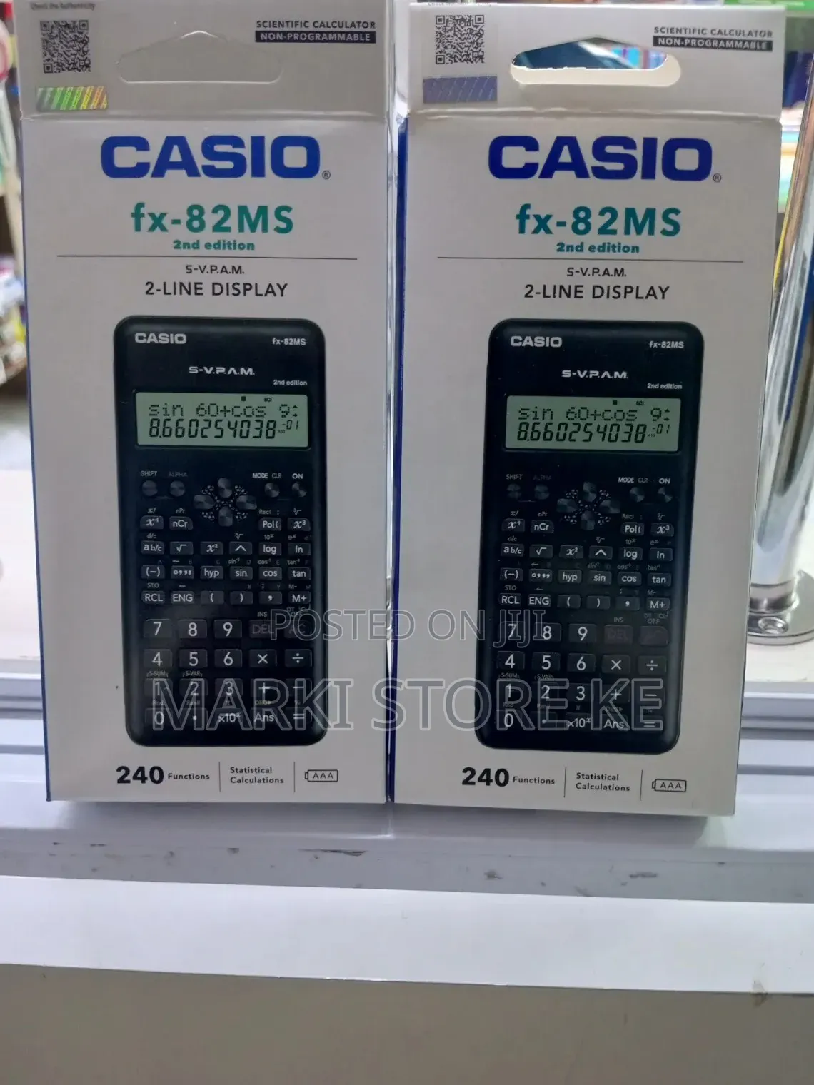 Casio Fx-82ms Second Edition Scientific Calculator Two Line Display