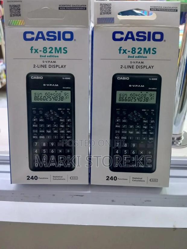 Casio Fx-82ms Second Edition Scientific Calculator Two Line Display