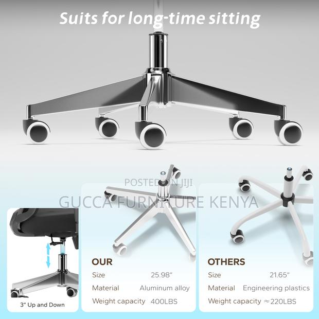 Ergonomic Swivel Mesh Conference Chair - thumbnail 4