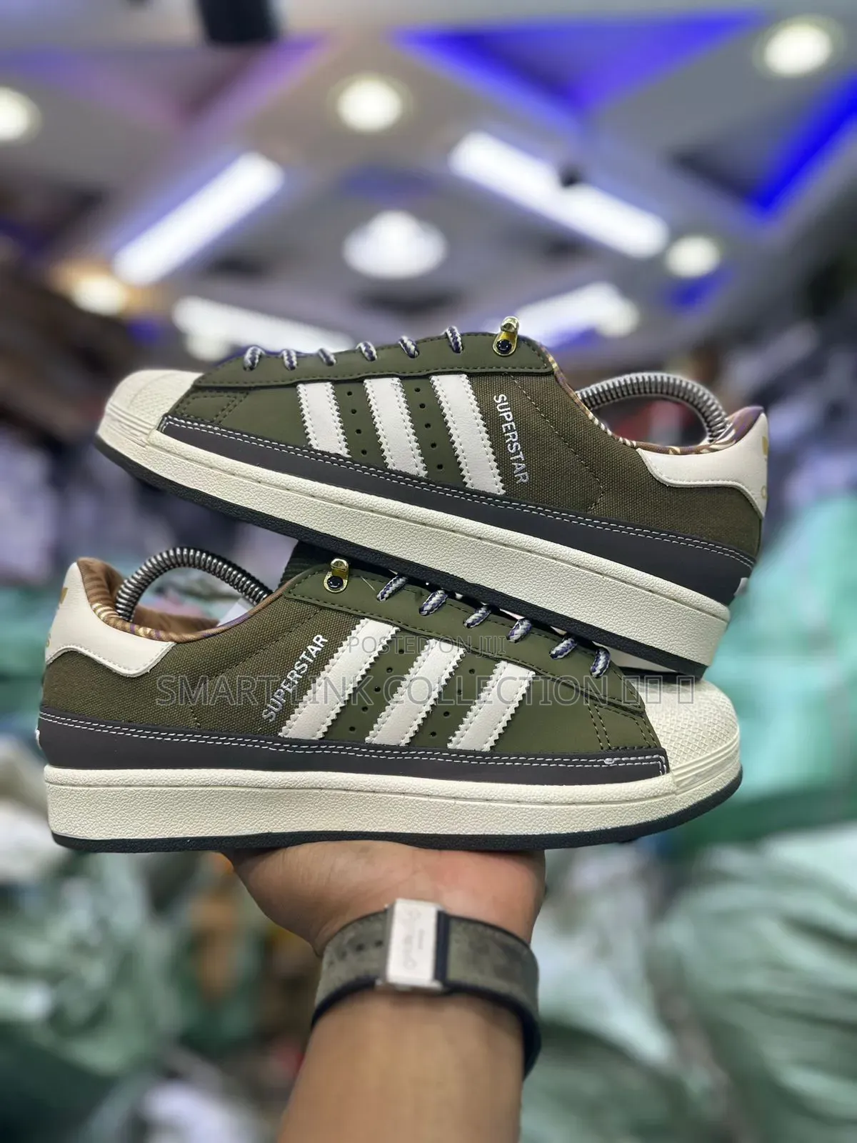 Adidas Superstar Og “ Green Denim 