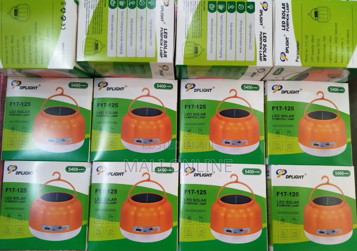 Led Solar Lamp Hanging Lantern 5400mah Power Bank 15w 48led Type-C