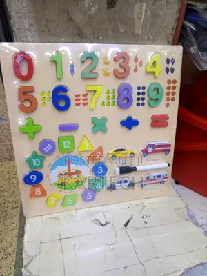 Wooden Number Shape Puzzle