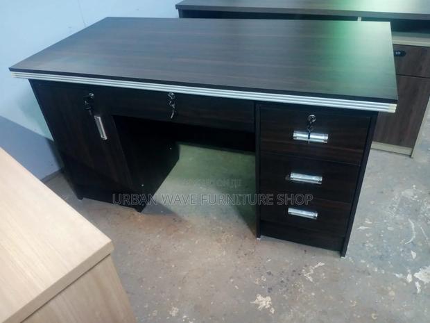 Classic Dark Gray Office Executive Director Desk
