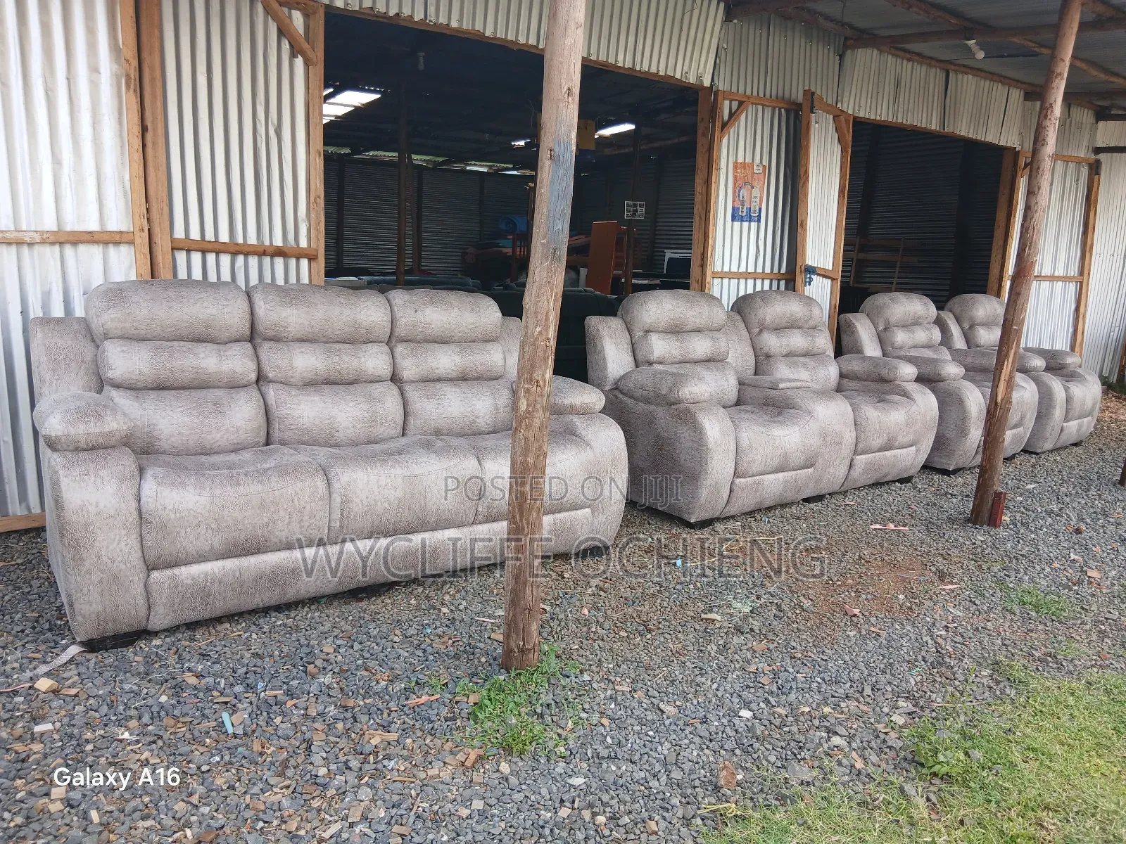 7seater Semi Recliner Micro Fibre Fabric