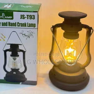Portable Solar Rechargeable Hand Crank Led Lamp Js-T93
