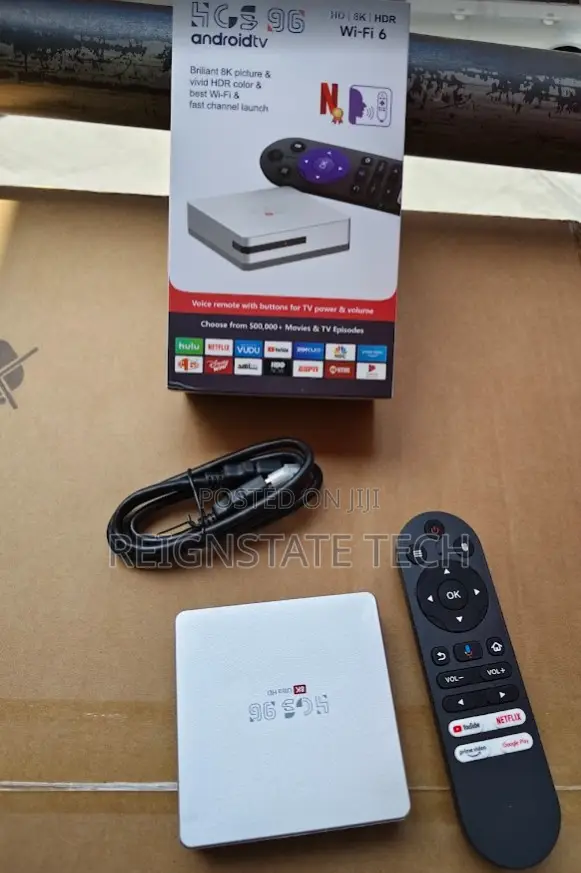 Android 16 HCS 96 Smart Android Tv Box With 4gb Ram 64gb Rom