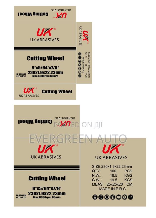 Uk Cutting Disks - Wholesale - thumbnail 3