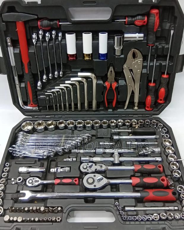 142 Pieces Tool Set Complete Home Garage Kit