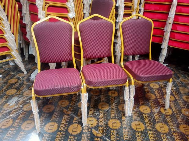 Maroon Heavy Duty Conference Chair - main view