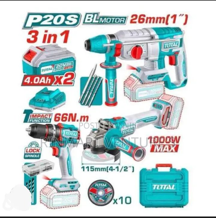 Total 3 in 1 Cordless Combo Set