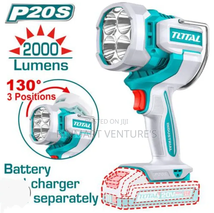 Total Cordless Working Lamp 20v