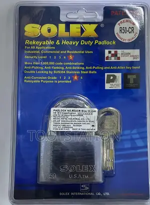 Solex Original 50 Mm Padlock R50-cr