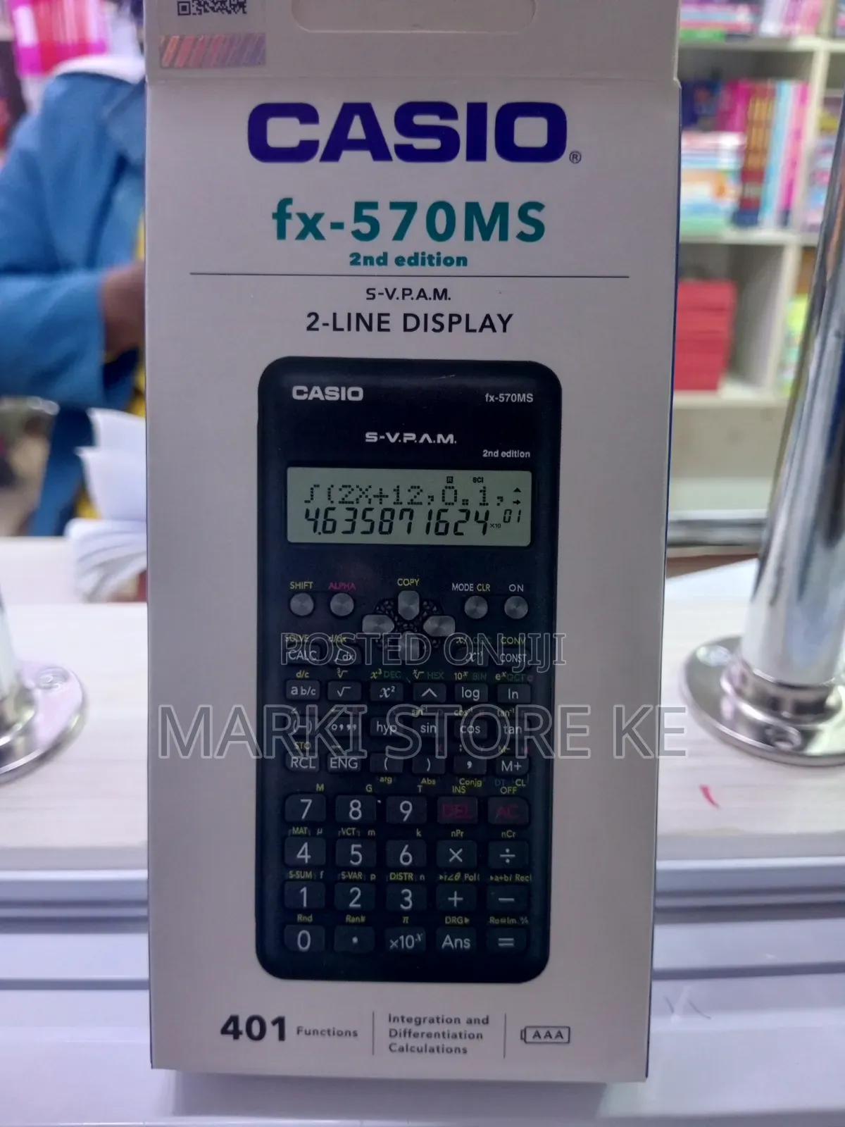 Casio Fx 570ms Second Edition Scientific Calculator 401 Functions
