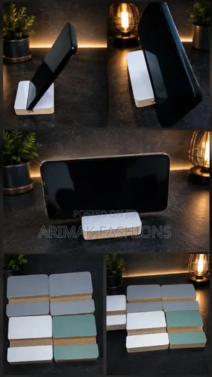 Unique Hand-Made Wooden Phone Holder