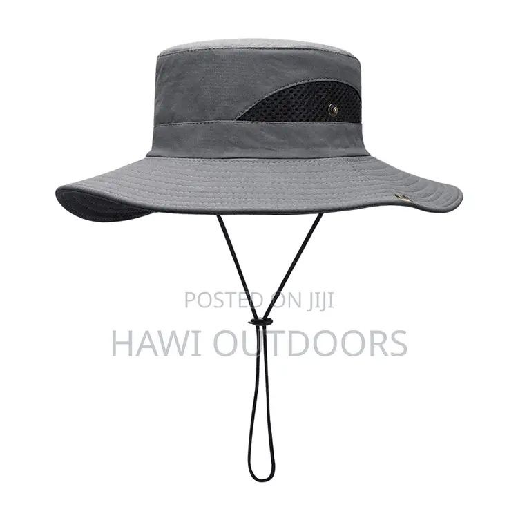 Narrow-Brim Bucket Hat