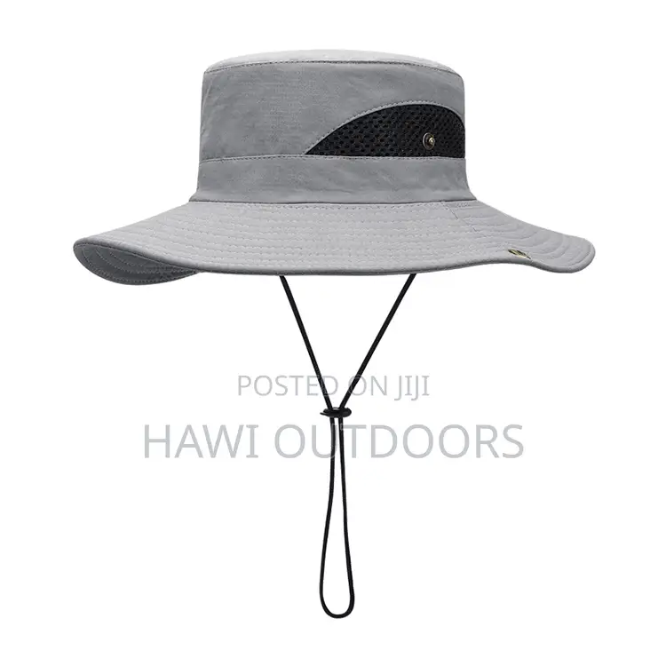 Narrow-Brim Bucket Hat