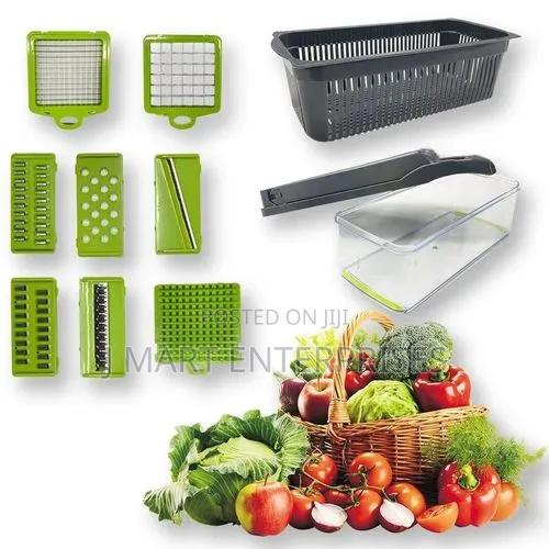 16-in-1 Vegetable Slicer & Dicer -, Includes Drain Basket - thumbnail 2
