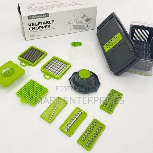 16-in-1 Vegetable Slicer & Dicer -, Includes Drain Basket - thumbnail 3