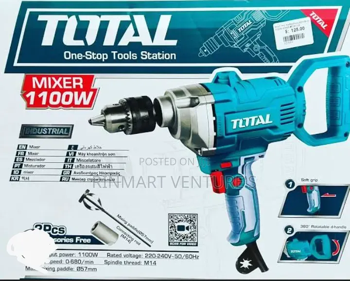 Reliable Total Drill Mixer 1100w