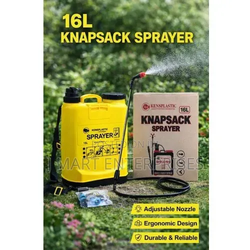 Kensplastic 16l Pressure Sprayer Complete Set - Knapsack/ Backpack