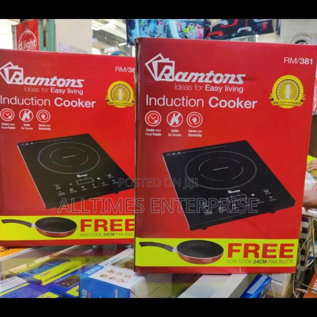 *Ramtons Induction Cooker With Free Pan