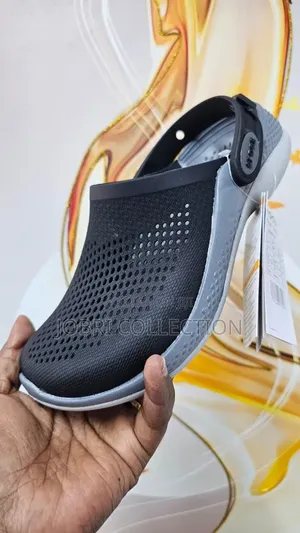 Black Grey Crocs Literide