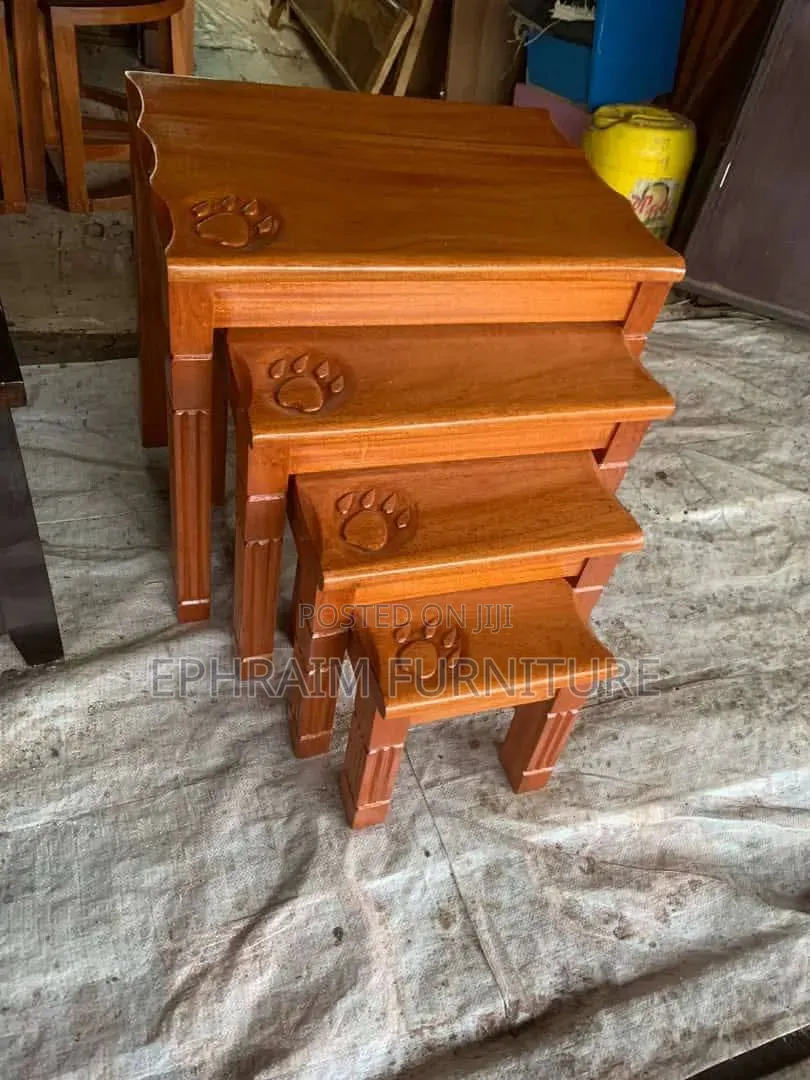 Mahogany Nesting of Stools for Sale in Nairobi