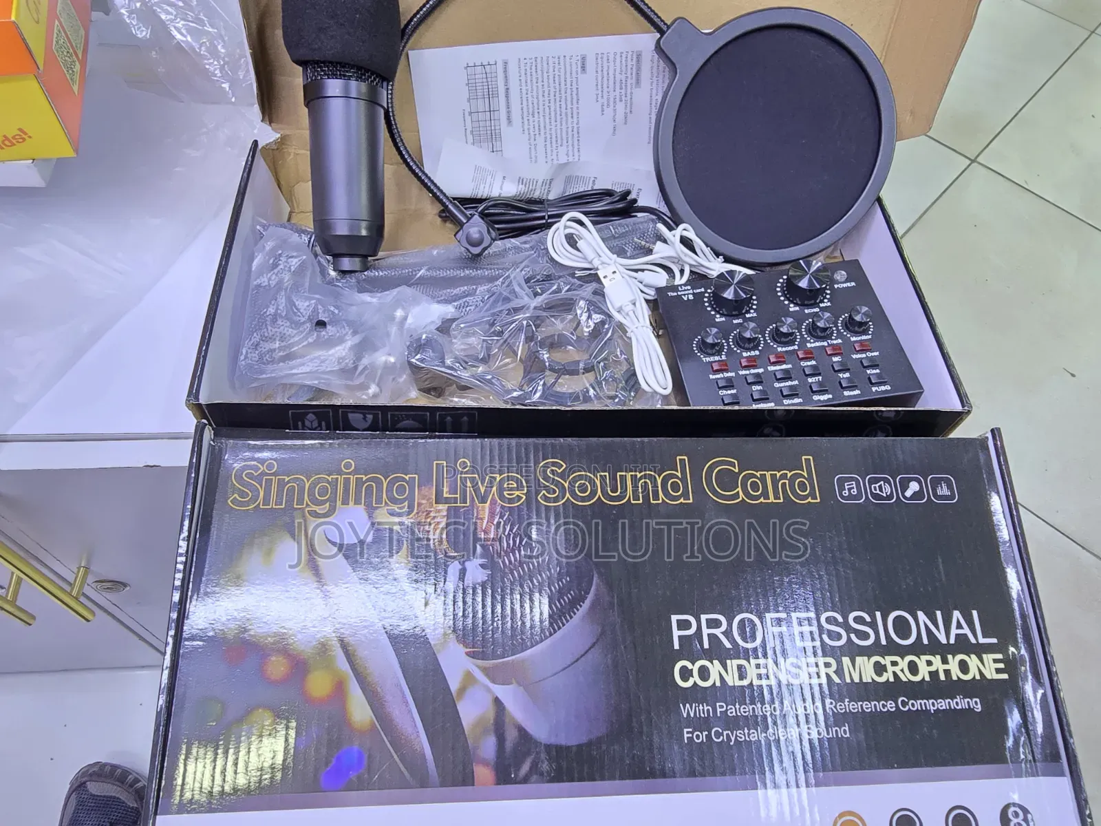 Original Bm800 Condenser Mic With Clear Sound for Podcast Recording