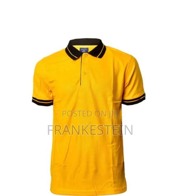 Yellow Black Polo Shirt