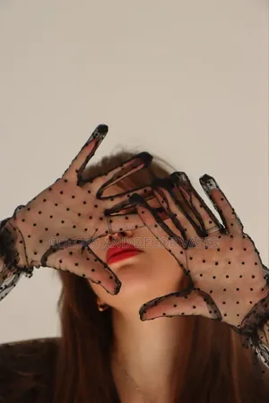 Black Beautiful Gloves for Events
