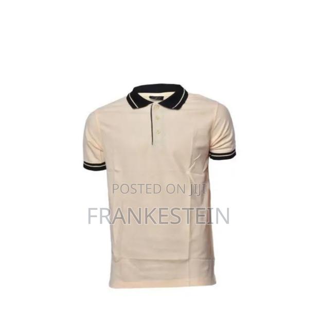 Beige Black Polo Shirt