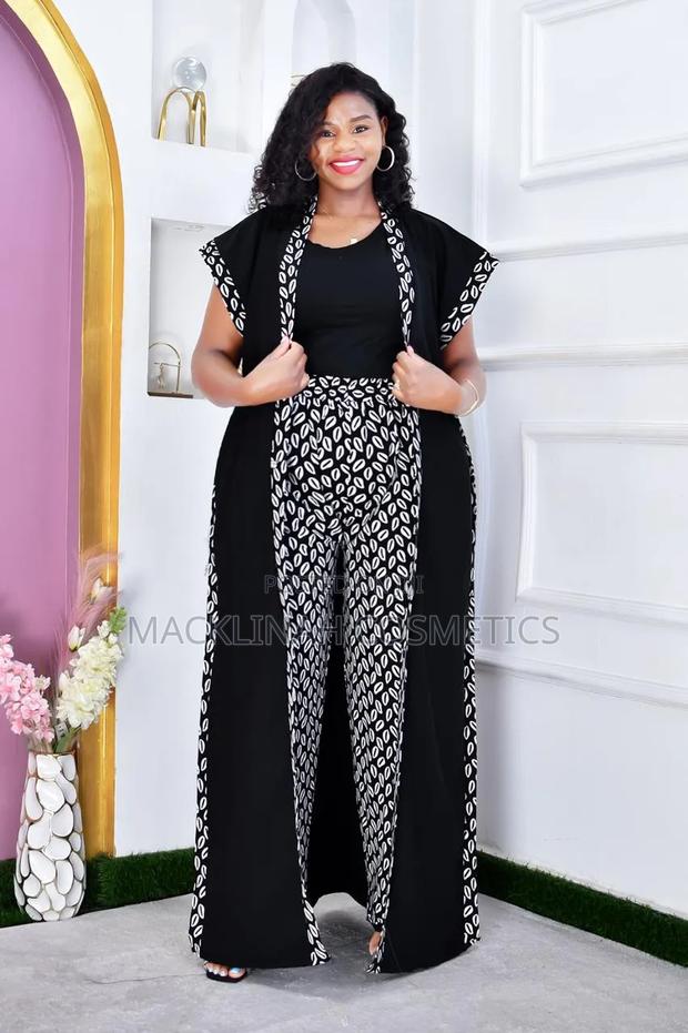 Ankara 2-Piece Set - Kimono + Pants - Kitenge 2-Piece - thumbnail 9