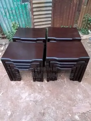 Mahogany 4 Nesting of Stools for Sale