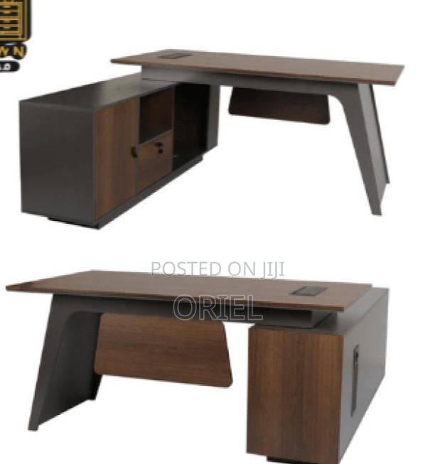 Executive Desks : Executive Office Table With Drawers - thumbnail 2