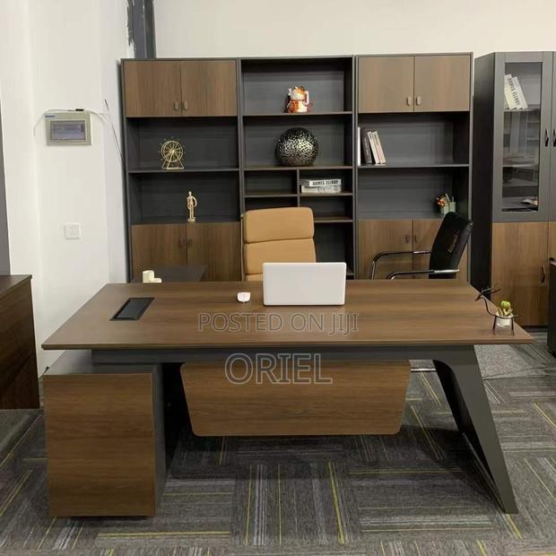Executive Desks : Executive Office Table With Drawers - thumbnail 8