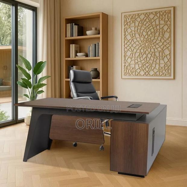 Executive Desks : Executive Office Table With Drawers - thumbnail 9