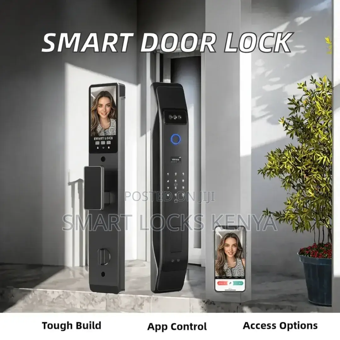 Smart Door Lock With Camera Cat Eye Remote Vedio Card Unlock Tuya Wifi