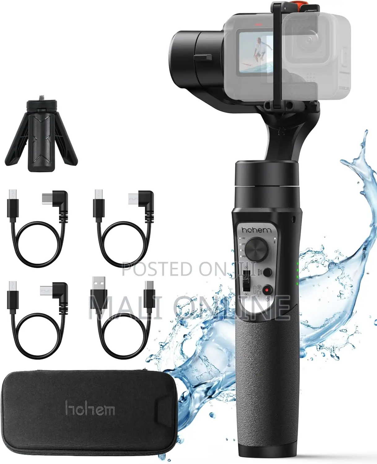 Hohem Isteady Pro 4 3-axis Gimbal Stabilizer Bluetooth Ipx4 14hr Bat