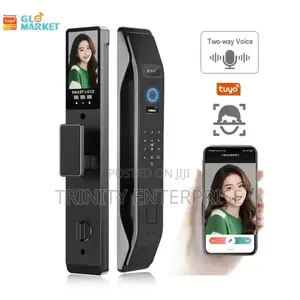 Tuya Wifi Smart Door Lock Set 3d Face Recognition Automatic Lock