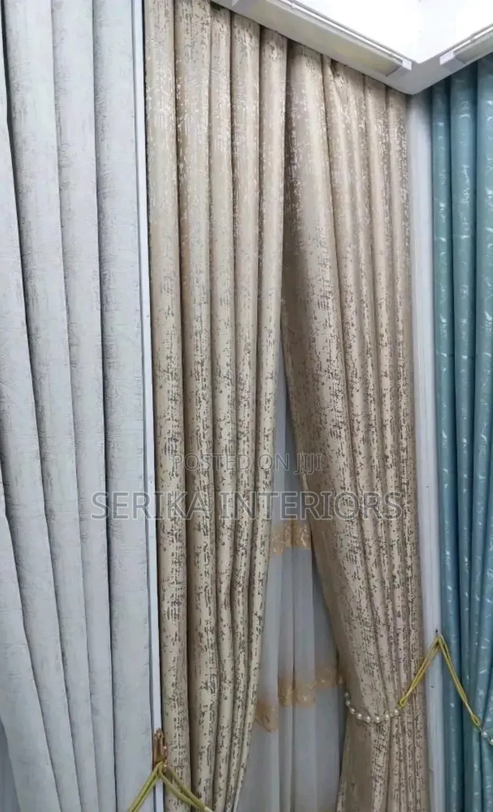 Dark Baige Curtains Curtains Environmental Friendly Robertson's