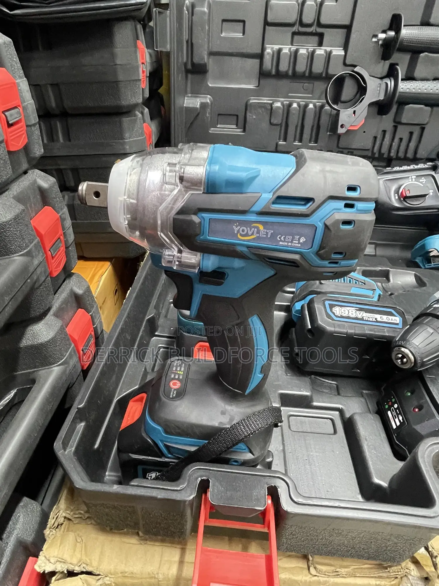 5 in 1 Yovlet Electric Impact Hand Tools Tool Box