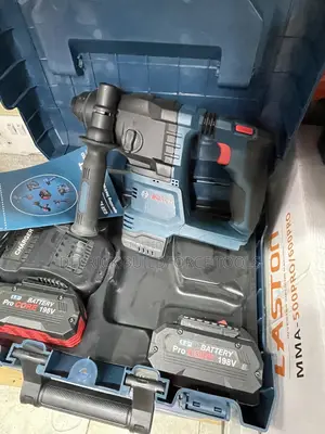 Bosch Cordless Rotary Hammer With Two Batteries