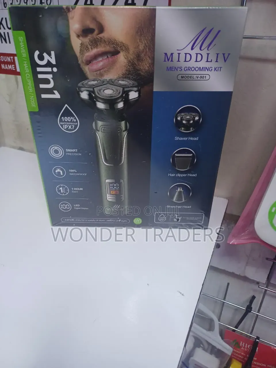 Rechargeable Groove Kit for Men 3 in 1