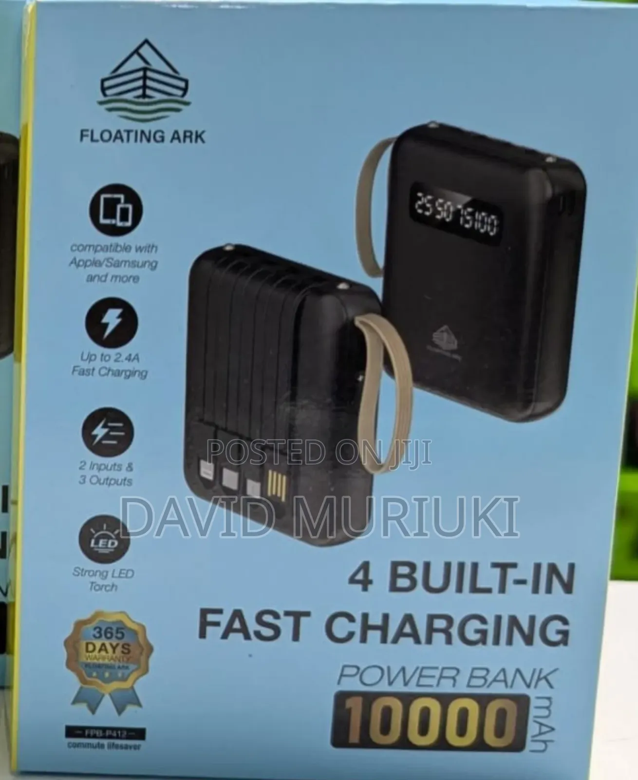 Floating Ark Commute Lifesaver. FPB-P412, 4 Built-in 10000mah Power