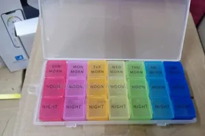 7 Days Pill Organizer (Morning, Noon and Night)