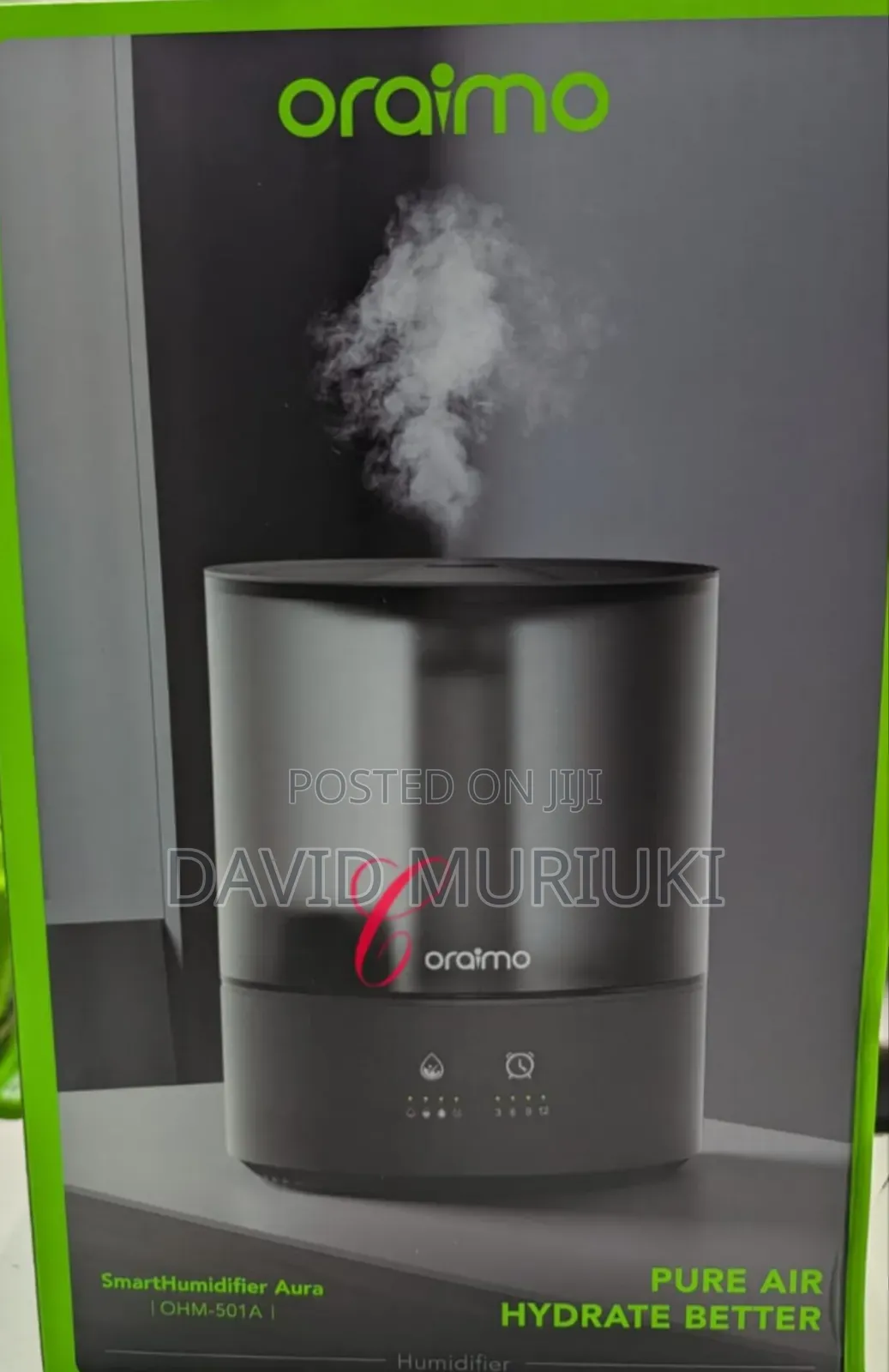 Oraimo Smart *Humidifier* *Aura* Ohm-501a 4l Pure Air Humidifier