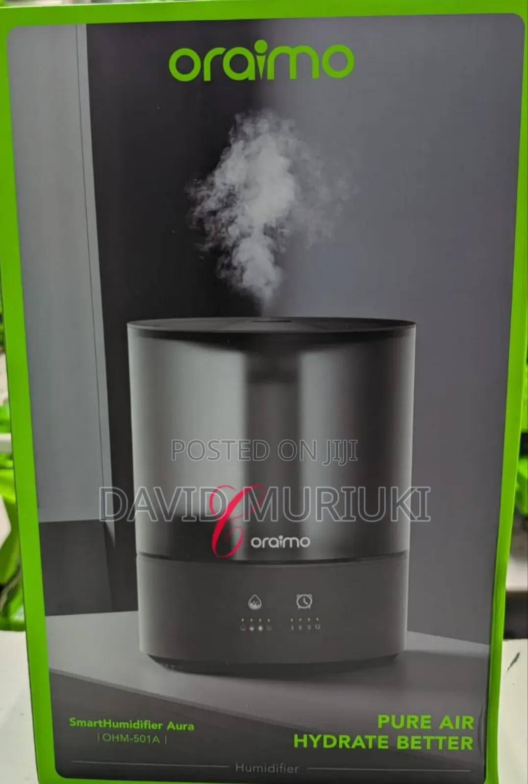 Oraimo Smart *Humidifier* *Aura* Ohm-501a 4l Pure Air Humidifier.