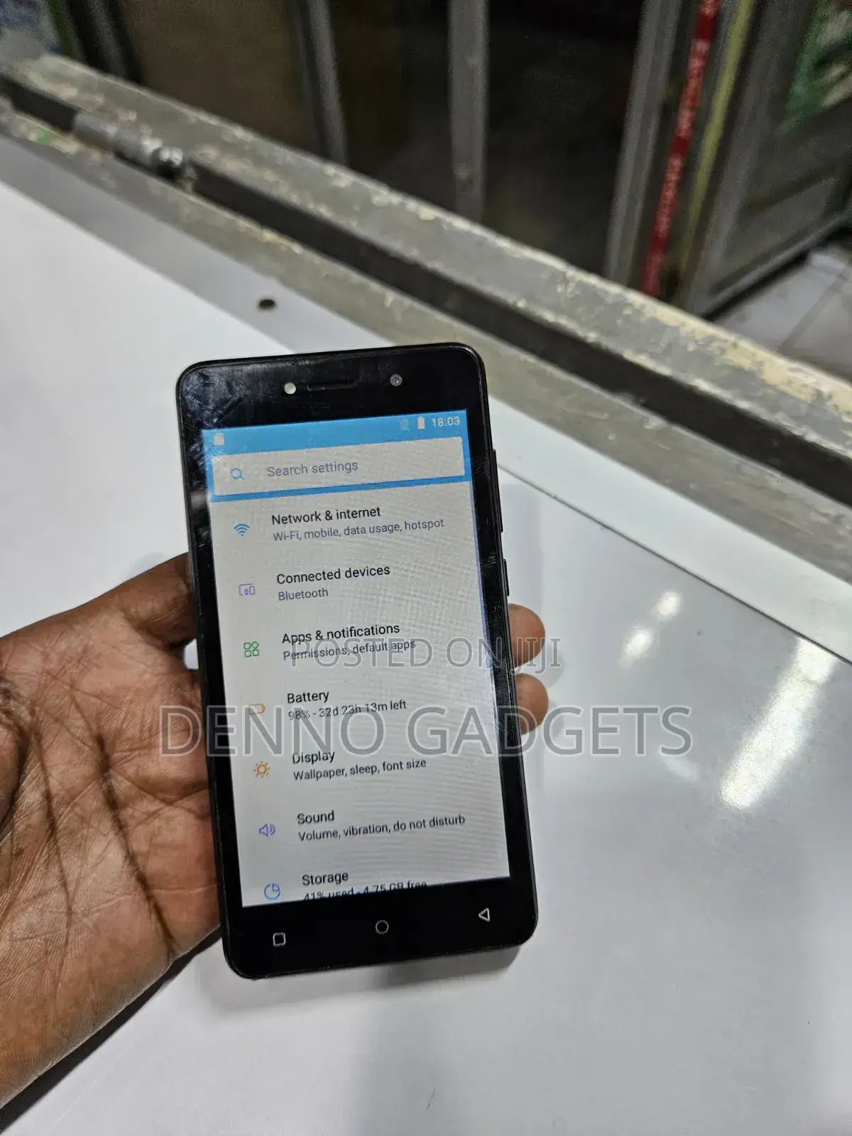 Tecno F1 8 GB Black
