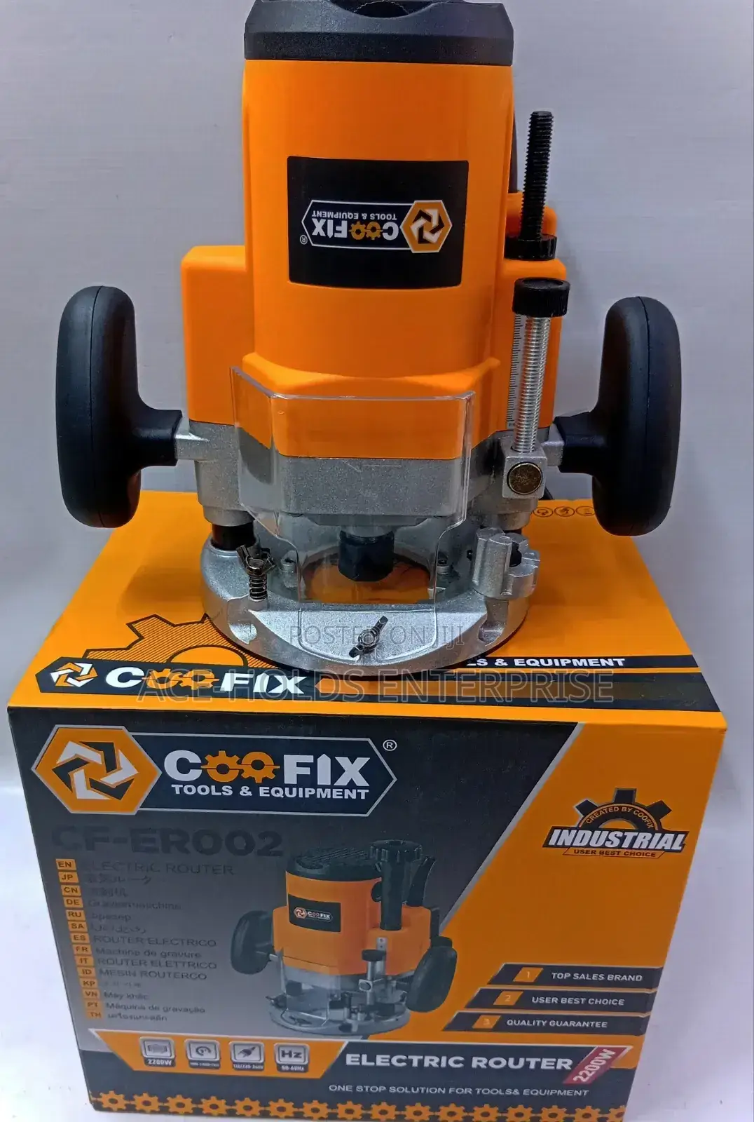 Coofix Electric Router 2200watts - Industrial