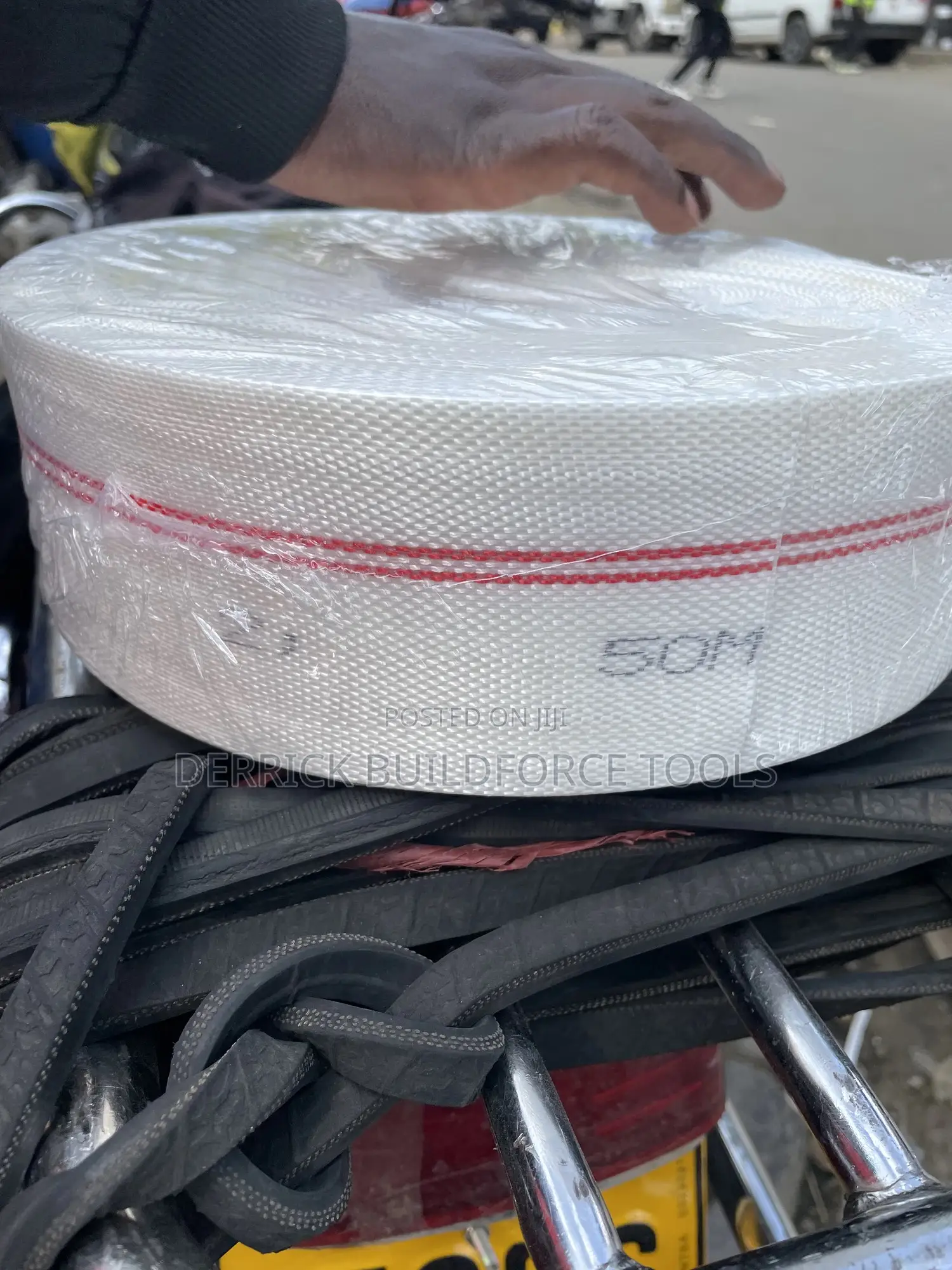 2x50m Canvas Delivery Hose/Pipe